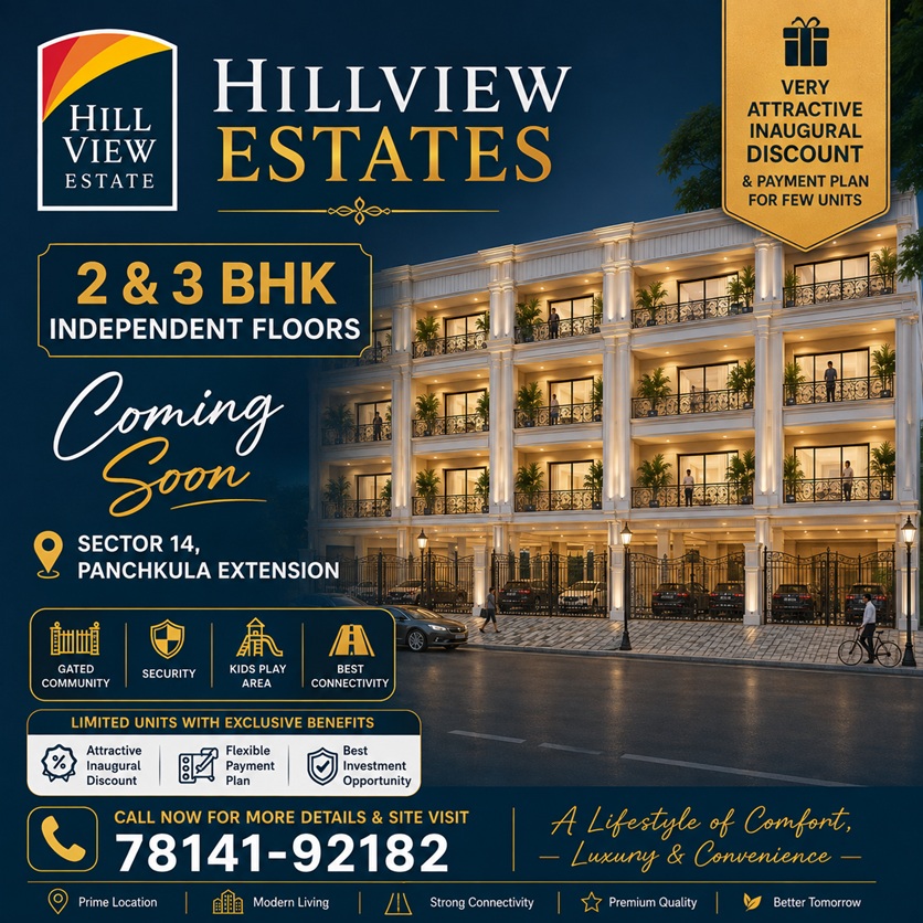 Hillview Estates Panchkula Highlights